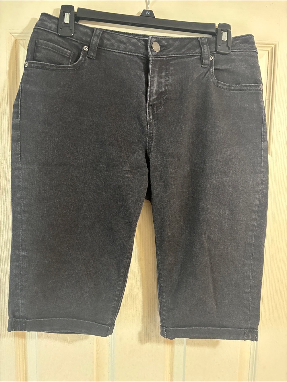 Soho Apparel Black Jean Shorts